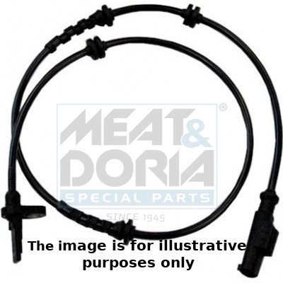 ABS sensor, rear, both sides