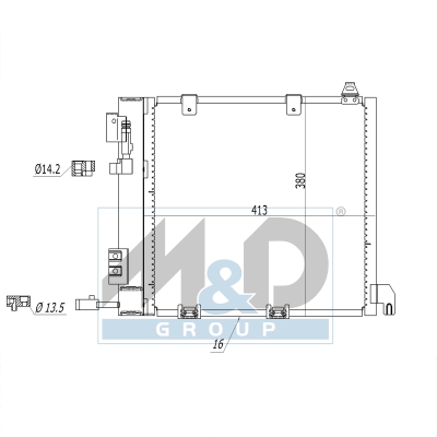 Kondensator, Klimaanlage