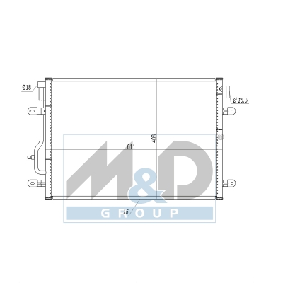 Kondensator, Klimaanlage