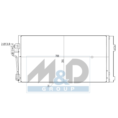Kondensator, Klimaanlage