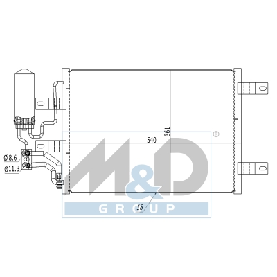 Kondensator, Klimaanlage