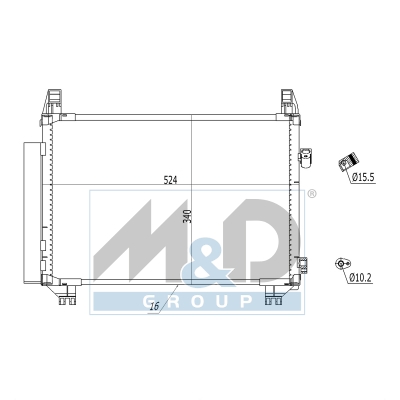 Kondensator, Klimaanlage