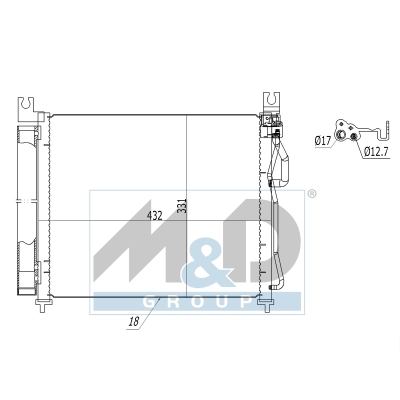 Kondensator, Klimaanlage