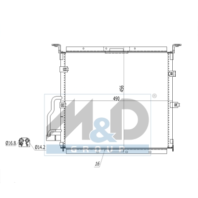Kondensator, Klimaanlage
