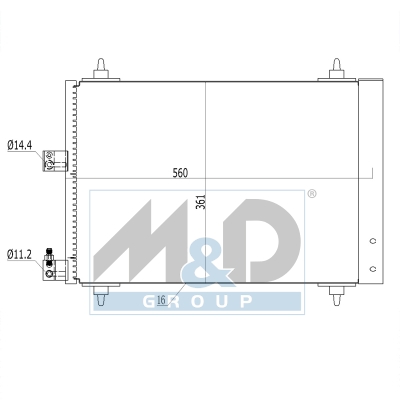 Kondensator, Klimaanlage