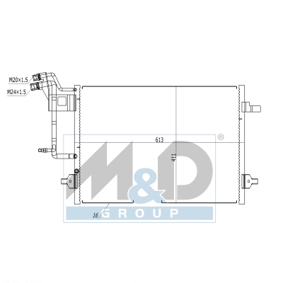 Kondensator, Klimaanlage