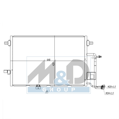 Kondensator, Klimaanlage