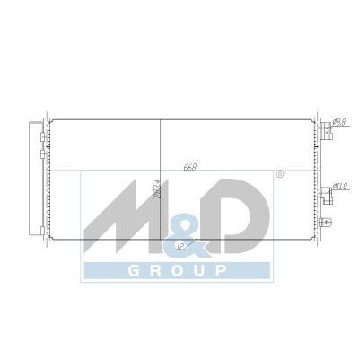Kondensator, Klimaanlage