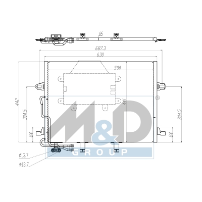 Kondensator, Klimaanlage