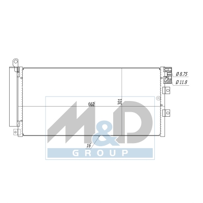 Kondensator, Klimaanlage