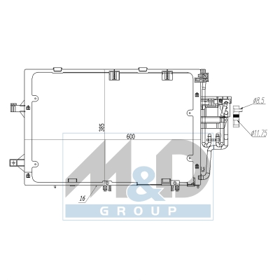 Kondensator, Klimaanlage