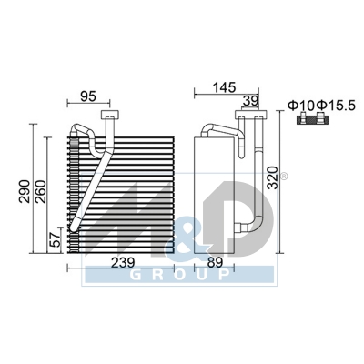 Verdampfer, Klimaanlage