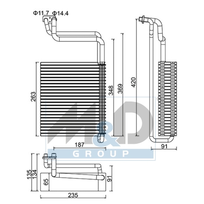 Verdampfer, Klimaanlage