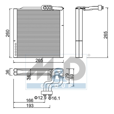 Verdampfer, Klimaanlage