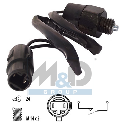 Contacteur feu de recul