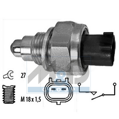 Contacteur feu de recul