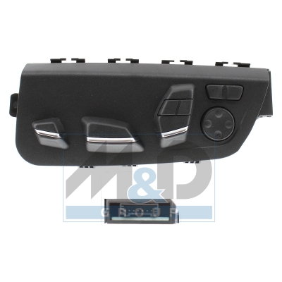 Electric seat adjustment control with memory and massage function