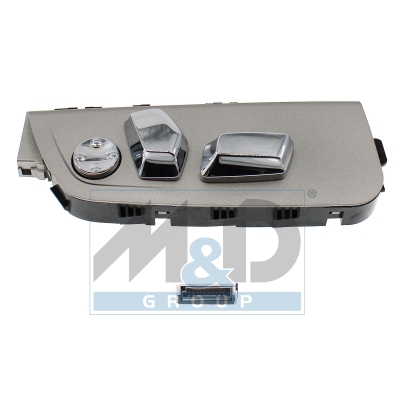 Power seat switch with lumbar support