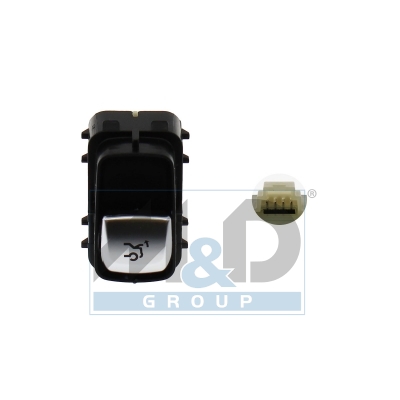 Bouton de commutation serrure de coffre