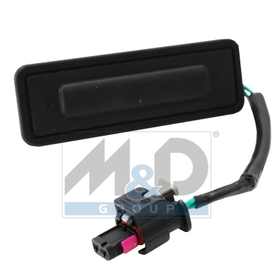 Bouton de commutation serrure de coffre