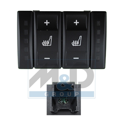 Heated seat switch