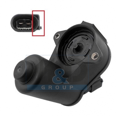 Servomotor for the parking brake