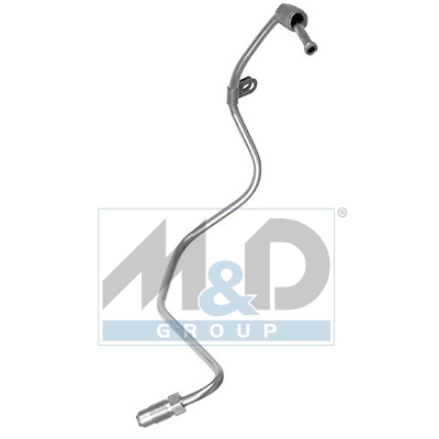 Turbocharger oil feed pipe
