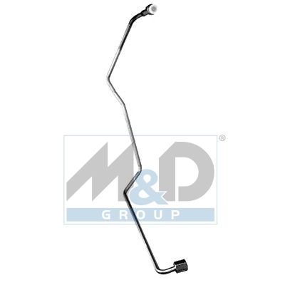 Turbocharger oil feed pipe