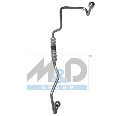 Turbocharger oil feed pipe