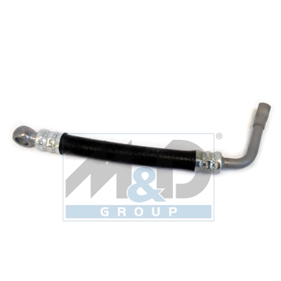 Turbocharger oil feed pipe
