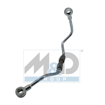 Turbocharger oil feed pipe