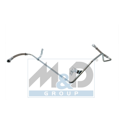 Turbocharger oil feed pipe