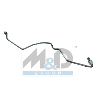 Turbocharger oil feed pipe