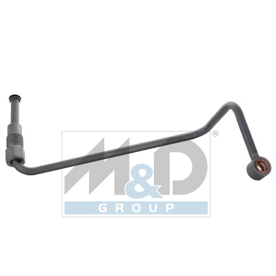 Turbocharger oil feed pipe