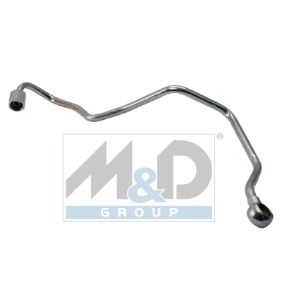 Turbocharger oil feed pipe