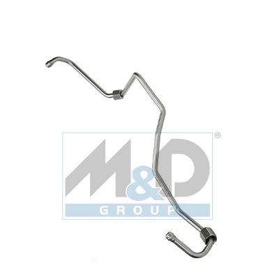 Turbocharger oil feed pipe