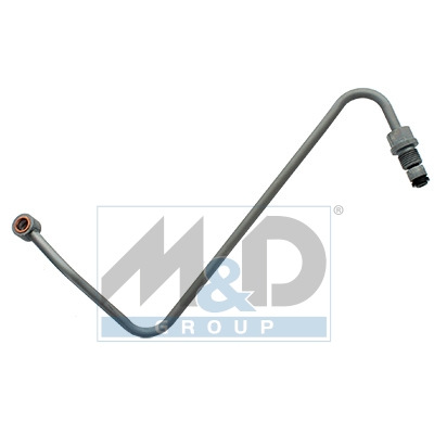 Turbocharger oil feed pipe