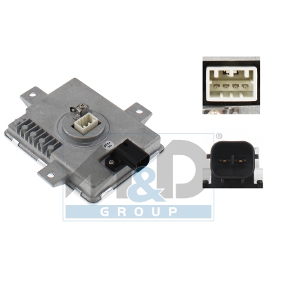 Xenon headlight control unit