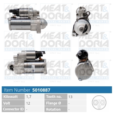 [5010887] Starter motor