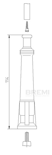[B13220/5] KERZENSTECKER