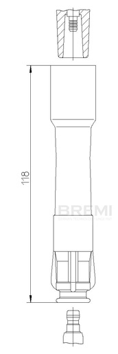 [B13249A1,8] KERZENSTECKER