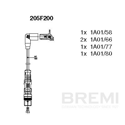 [B205F200] ZÜNDLEITUNGSSATZ             