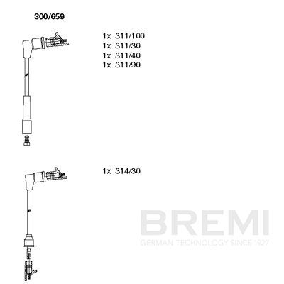 [B300/659] ZÜNDLEITUNGSSATZ             