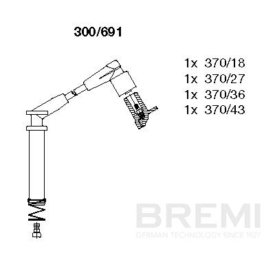 [B300/691] ZÜNDLEITUNGSSATZ
