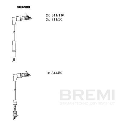 [BRM300/988] ZÜNDLEITUNGSSATZ