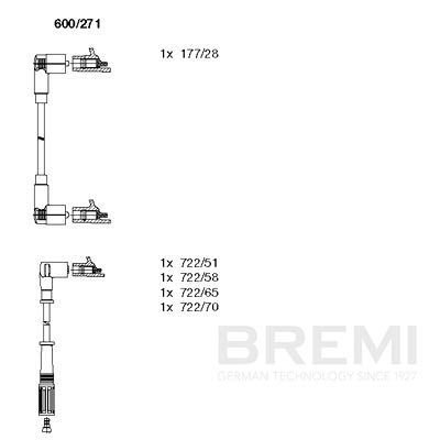 [B600/271] ZÜNDLEITUNGSSATZ             