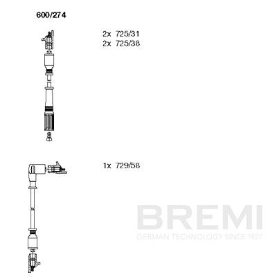 [B600/274] ZÜNDLEITUNGSSATZ             
