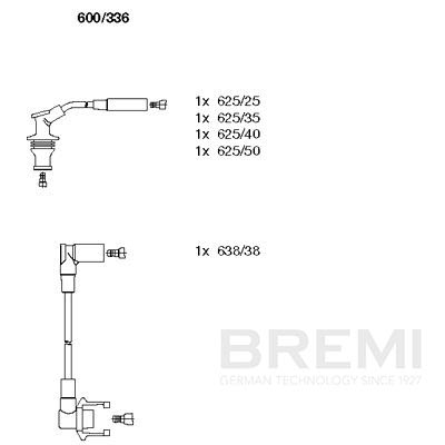 [B600/336] ZÜNDLEITUNGSSATZ             
