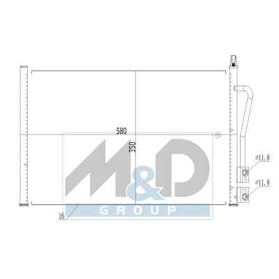 [991003] Condenser, air conditioning