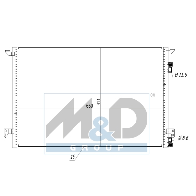 [991008] Kondensator, Klimaanlage